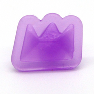 Purple crown charm