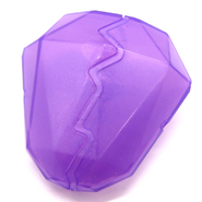 Purple crystal container