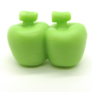 Pair of green apples