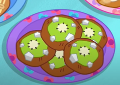 Kiwi-paya crystal unicookies