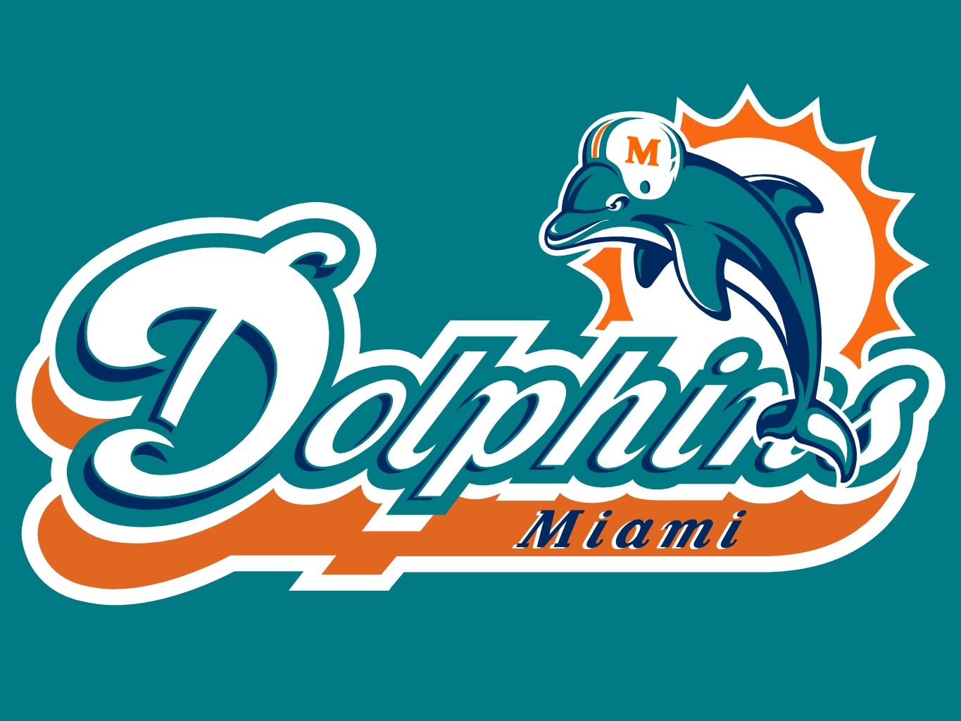 Dolphins  Miami dolphins logo, Miami dolphins, Miami dolphins