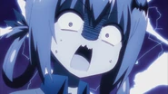 Satanichia realises there is no toilet paper in her stall