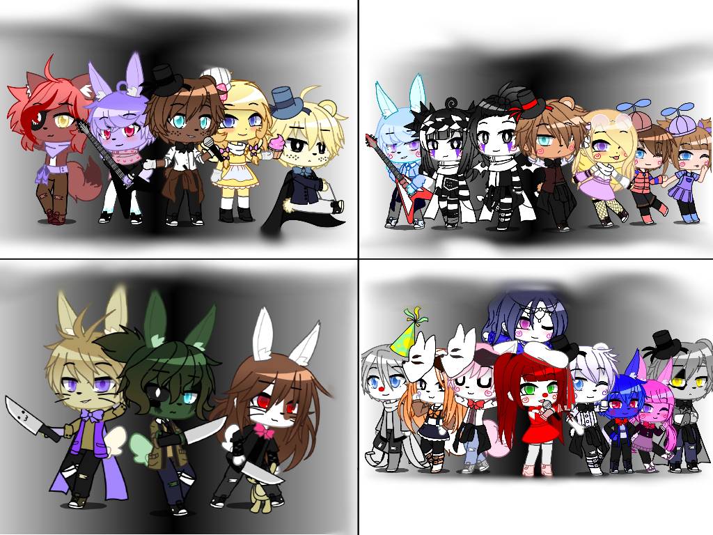 Made Fnaf 5 Characters In Gatcha Life.