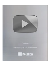 Silver Play Button