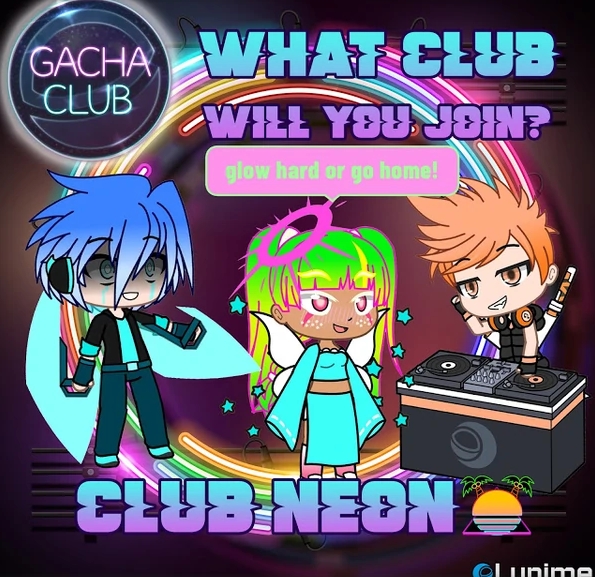 Flicker characters in Gacha Neon (aka Gacha Club mod)