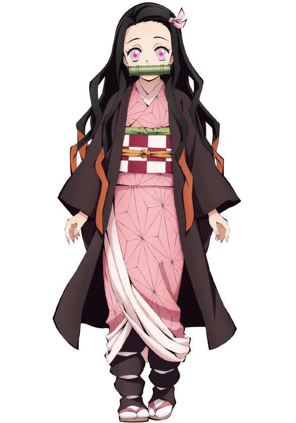 Nezuko and her full form (Kny/demon slayer gacha club) in 2023