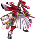 Benishi Hijikata in Sakura Revolution.