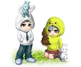 Bunny Chicky Hoodie promo