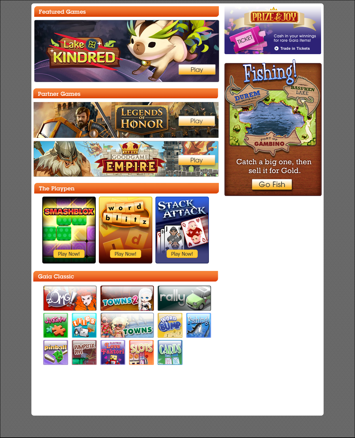 Games/Page | Gaiapedia | Fandom