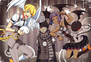 2013 September 20 ft. Deen, Gimpi, Mona and also Angel and Devil imps