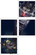 The Tower of Gambino at night