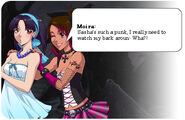 Moira: Sasha's such a punk, I really need to watch my back aroun- Wha?!
