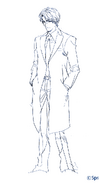 Gakuen Heaven 2 Sakaki Lab Coat Sketch