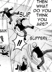 Tsubasa's shadow manipulation alice.