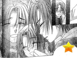 Aoi reunited with her father.