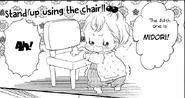 Midori standing up (Chapter 71)