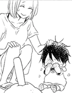 Ryuuichi and his mother.png (70 KB) Ryuuichi crying over his goldfish