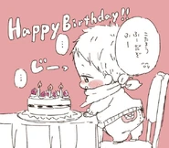Kotaro birthday image.jpg (56 KB) Hari Tokeino's birthday drawing for Kotaro (Mar 16, 2019)