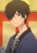 Nezu in the anime.png (431 KB) Chuukichi running the lost-and-found booth (Episode 8)