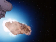 Delphi explodes after the Cylon attack.