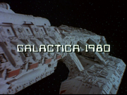 Galactica 1980 title card