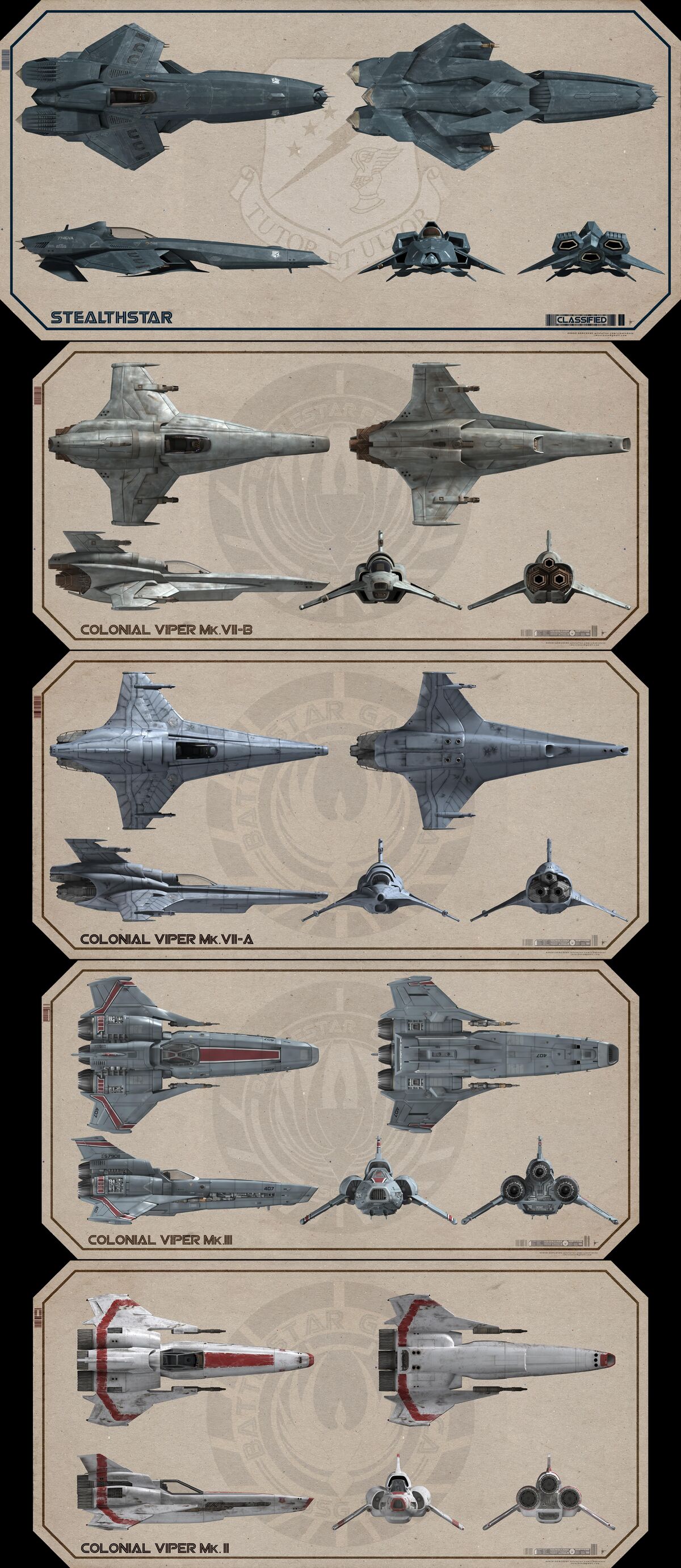 その他 COLONIAL VIPER Battlestar Galactica Colonial Viper (Plastic model