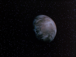 TOS Paradeen from space