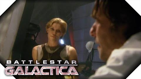 Battlestar Galactica Starbuck Walks In On Gaius And Number Six