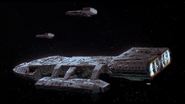 Side profile of the fleet at Cimtar.