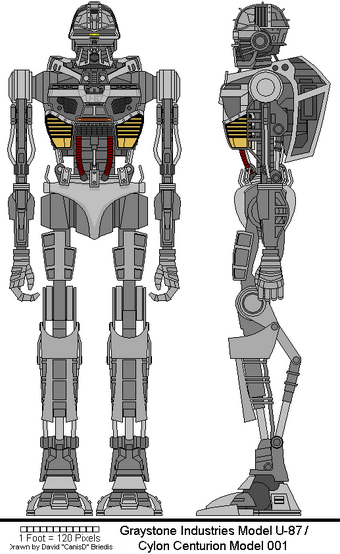 Centurion Model 001 (D8) | Battlestar Galactica Fanon Wiki