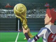 D'Jok accepting The Galactik Football Cup S01E26