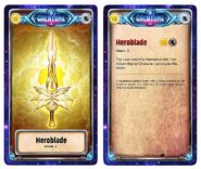 Heroblade with old card design