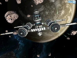 Suttnar station with its planet