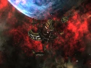 A destroyed Pirate Outpost.