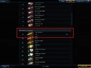 Jet rockets for sale in the Hangar.