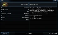 Jet rocket info page.