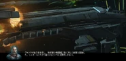 Another Terran Battlecruiser MK3 participating the showdown against Sh'Gaal, sunk by a Vossk battleship.