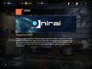 Nirai description in Galaxy on Fire 3 Manticore, it also states that Nirai has been rebooted and are now mass producing their products once more.
