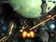 Pirates and stealth fighters attack Damarque I (there are too many hostiles to be just pirates).