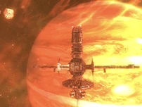 Luur Station, exterior view (Before rescue mission)