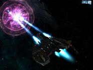 The explosion of an Icarus Heavy AS (GoF2 HD)