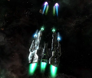 A Ghost firing 2X Berger converge and 2X Dark matter laser