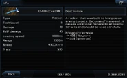 EMP Rocket Mk I Info Page