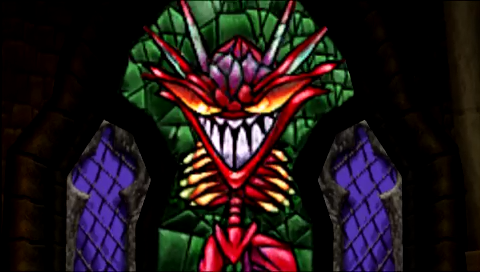 medievil stained glass demon medievil stained glass demon