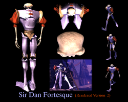 Sir Daniel Fortesque Rendered Version 2