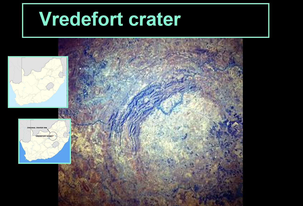 vredefort crater from space