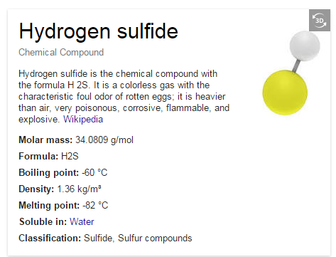 Is hydrogen sulfide heavier than air