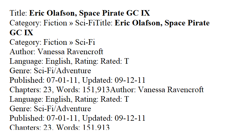 Title: Eric Olafson, Space Pirate GC IX, Galnet Wiki