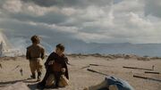 Tyrion s'en va en laissant Yezzan à genoux