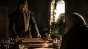 Pycelle donne livre Eddard(1x04)